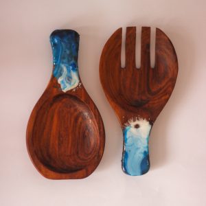 Salad service set
