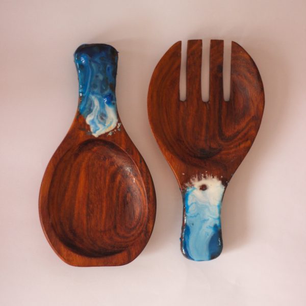 Salad service set